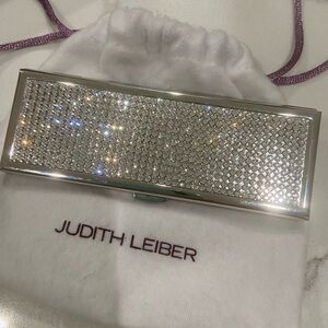 Judith Leiber Silver Crystal Clutch